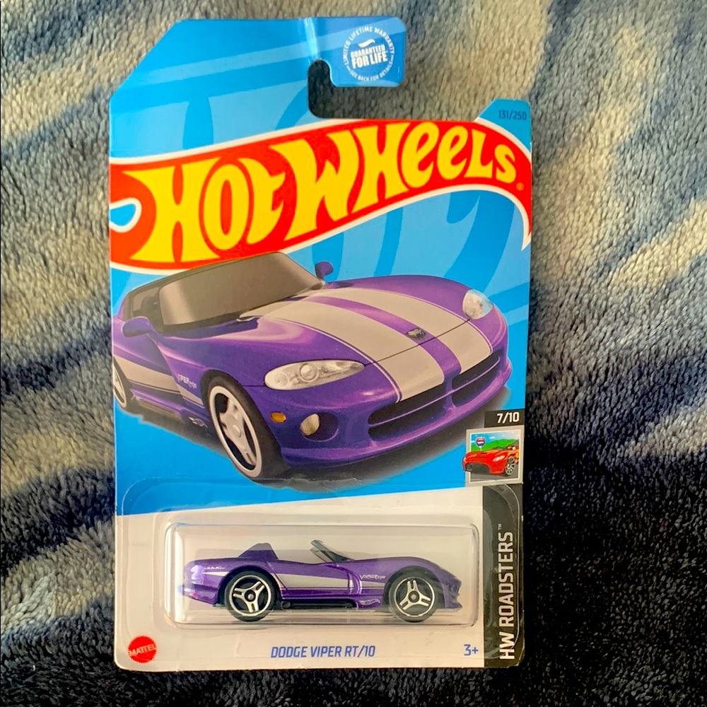 Purple Dodge Viper RT/10 Toy Car